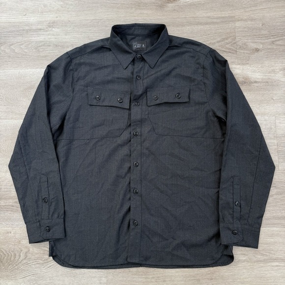 Triple Aught Design Other - Triple Aught Design TAD Highland Shirt XL Charcoal 100% Worsted Merino Wool USA